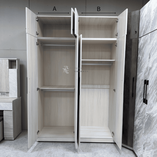 O014 伊莉莎白開門衣櫃